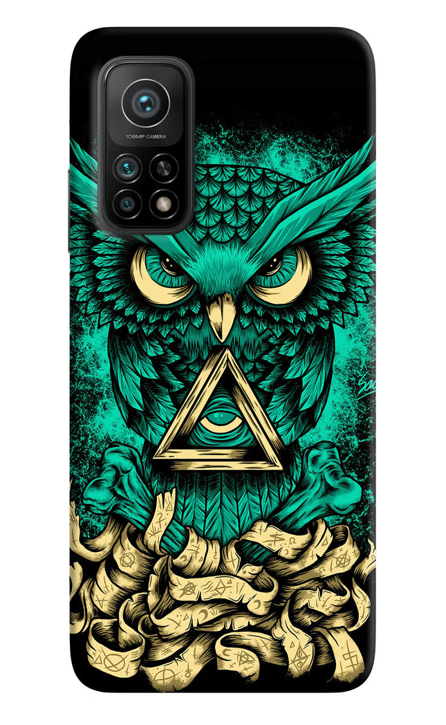 Green Owl Mi 10T Pro Back Cover