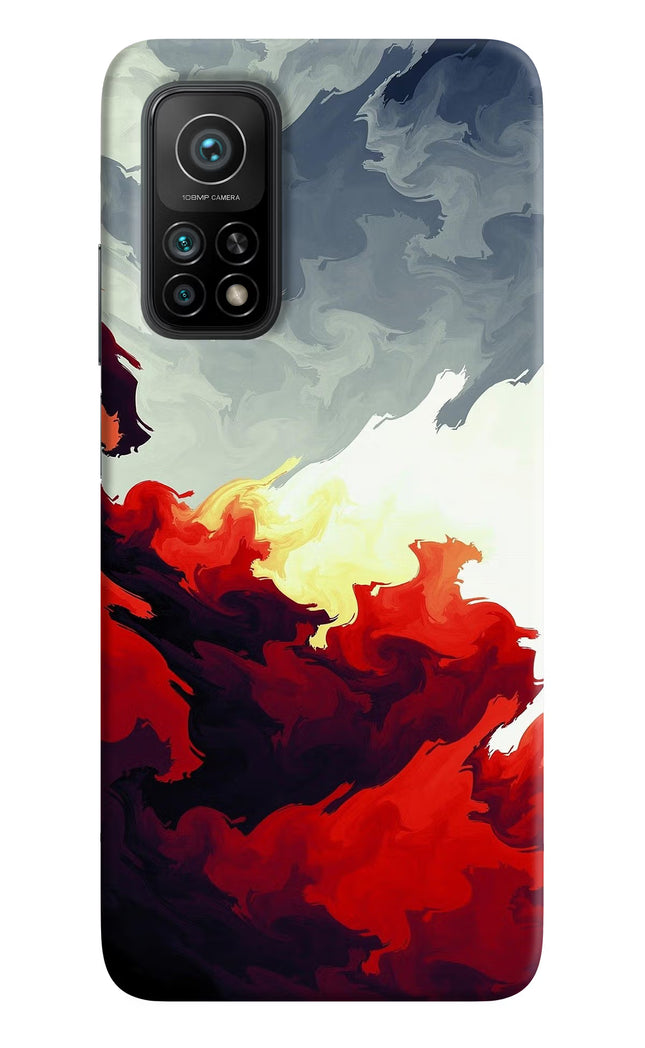 Fire Cloud Mi 10T Pro Back Cover
