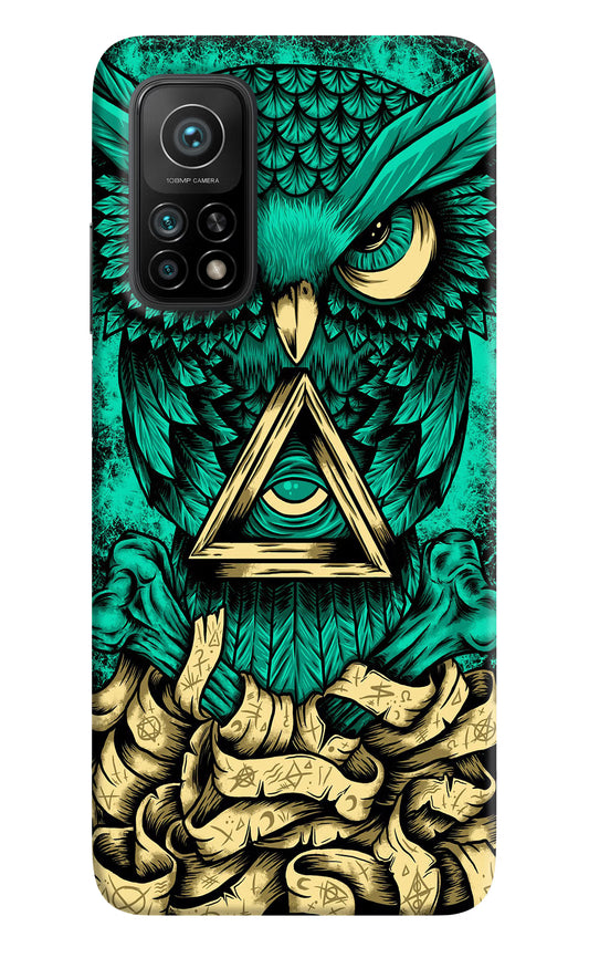 Green Owl Mi 10T Pro Back Cover
