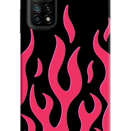 Fire Flames Mi 10T Pro Back Cover