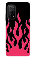 Fire Flames Mi 10T Pro Back Cover