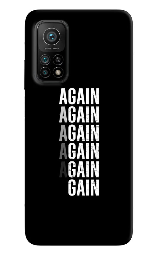 Again Again Gain Mi 10T Pro Back Cover