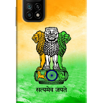 Satyamev Jayate Flag Mi 10T Pro Back Cover