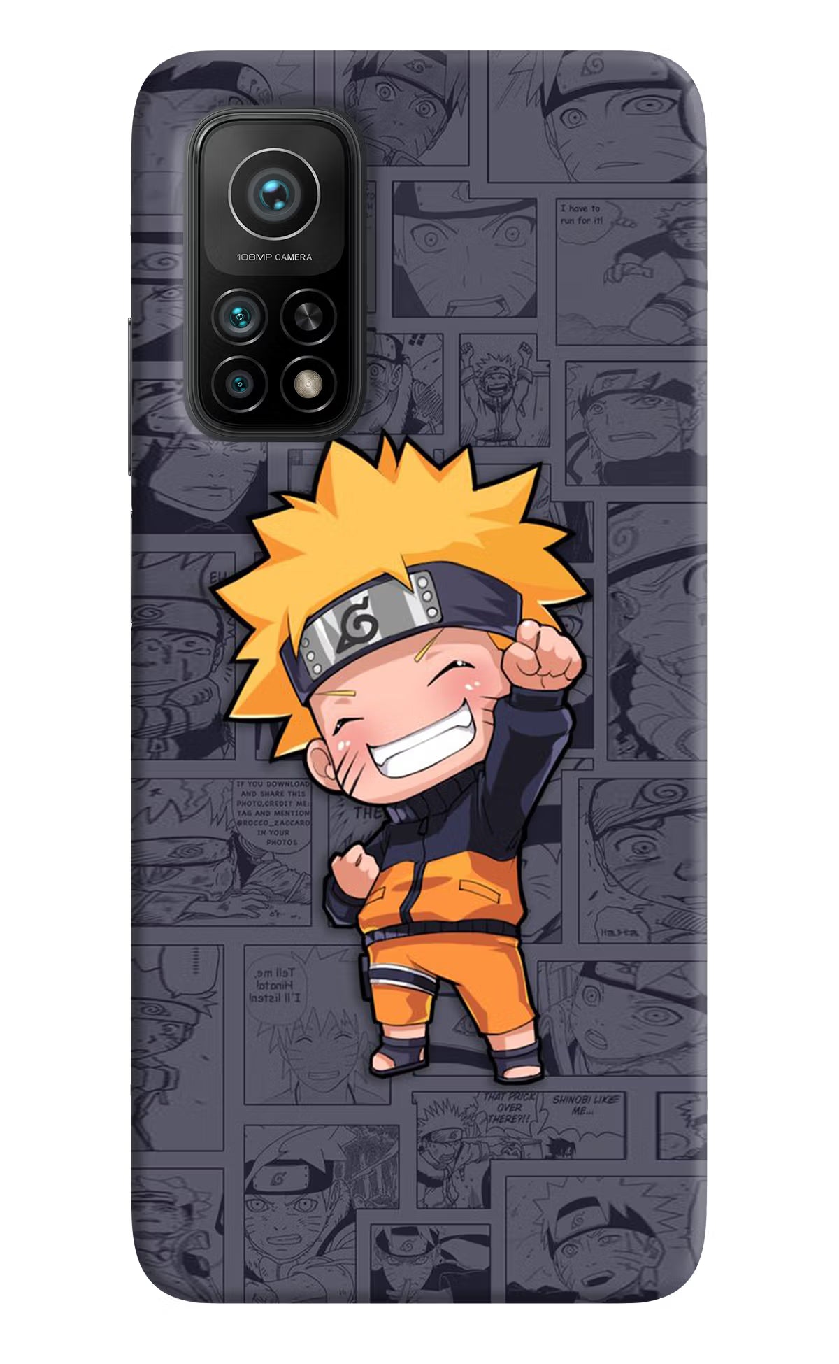Chota Naruto Mi 10T Pro Back Cover