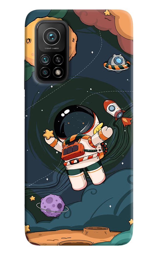 Cartoon Astronaut Mi 10T Pro Back Cover