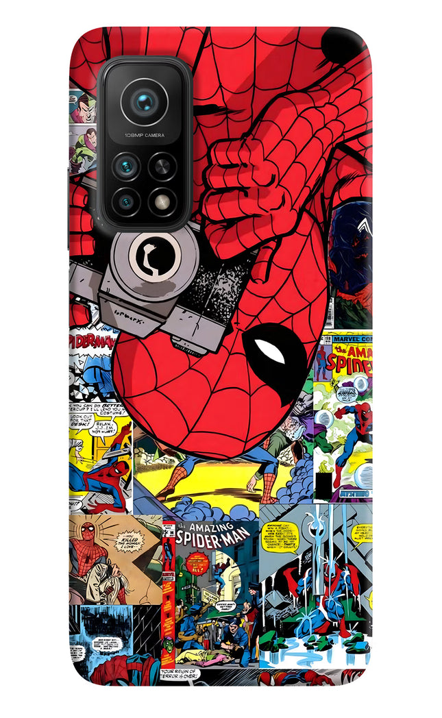 Spider Man Mi 10T Pro Hard Case Back Cover by Casekaro