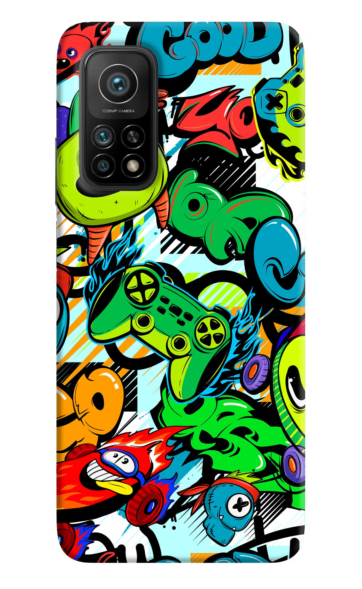 Game Doodle Mi 10T Pro Back Cover