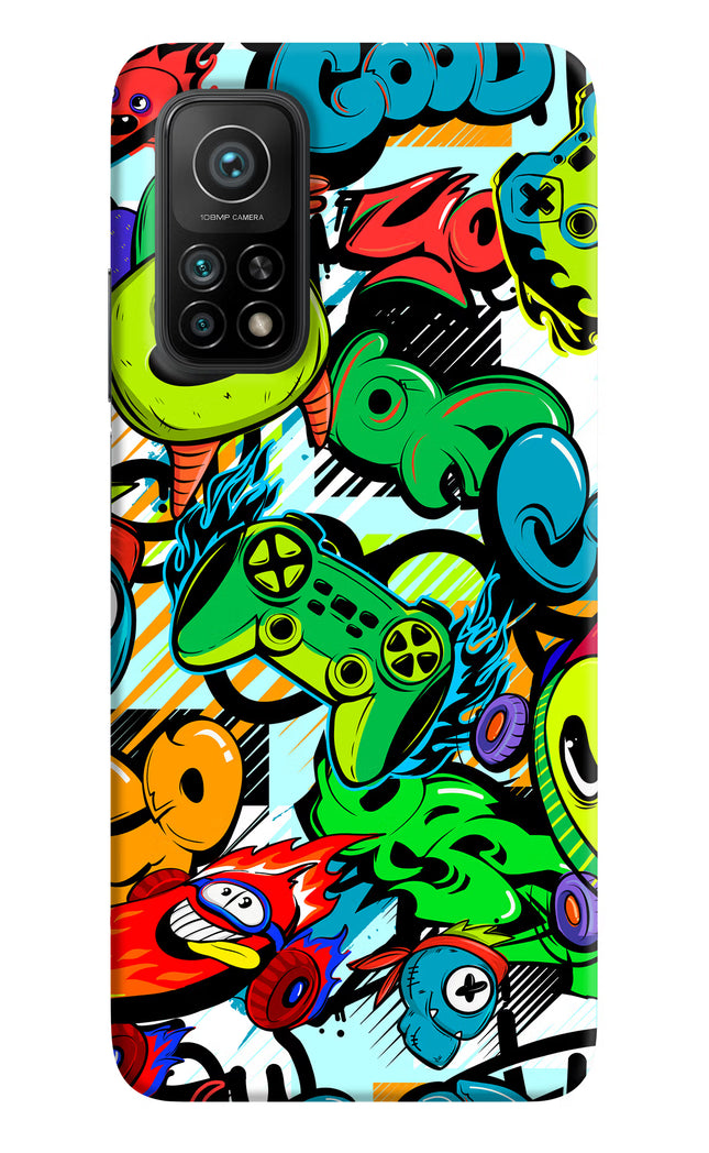 Game Doodle Mi 10T Pro Back Cover