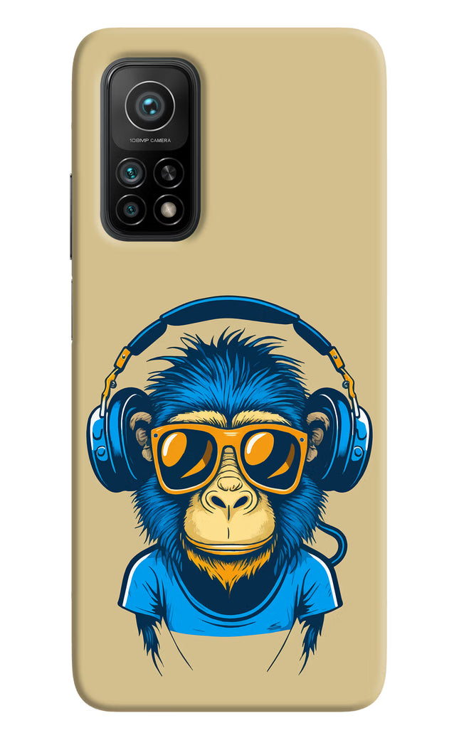 Monkey Headphone Mi 10T Pro Back Cover