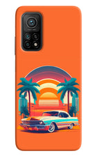 Palm Drive 80s Mi 10T Pro Back Cover
