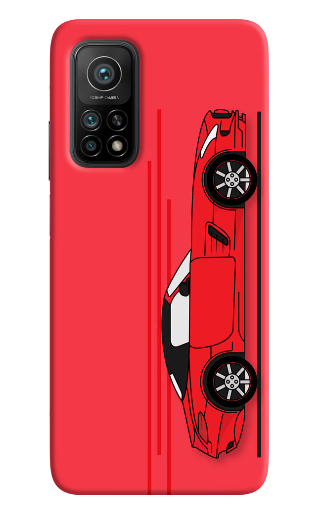 Red Velocity Mi 10T Pro Back Cover
