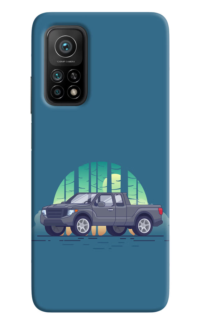 Retro Garage Vibe Mi 10T Pro Back Cover