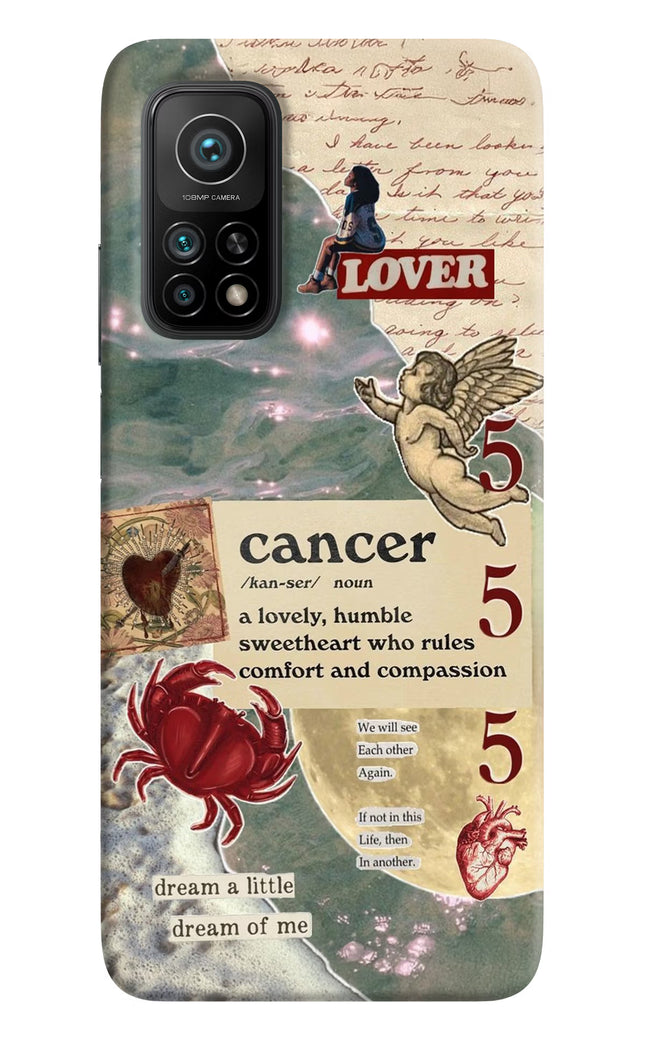 Cancer Zodiac Mi 10T Pro Back Cover