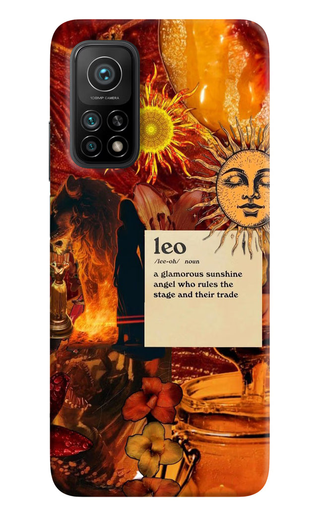 Leo Zodiac Mi 10T Pro Back Cover