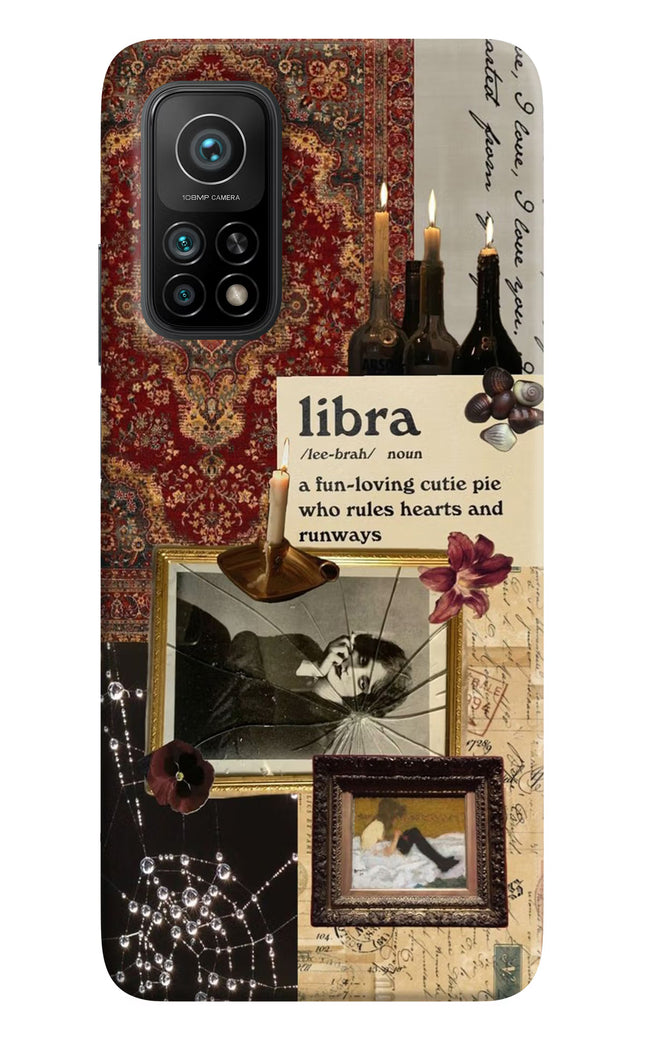 Libra Zodiac Mi 10T Pro Back Cover