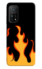 Fired Up – Black Mi 10T Pro Hard Case Back Cover by Casekaro