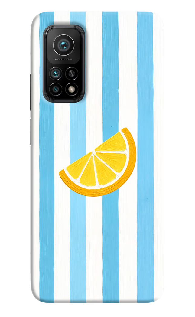 Summer Lemon Mi 10T Pro Hard Case Back Cover by Casekaro
