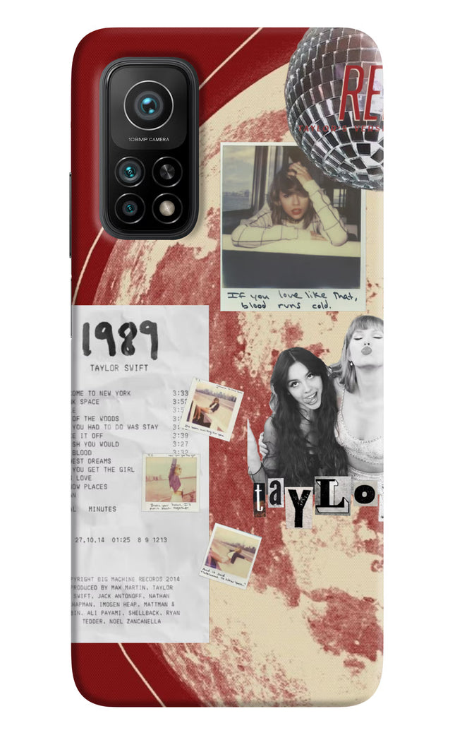 Taylor Swift Mi 10T Pro Hard Case Back Cover by Casekaro
