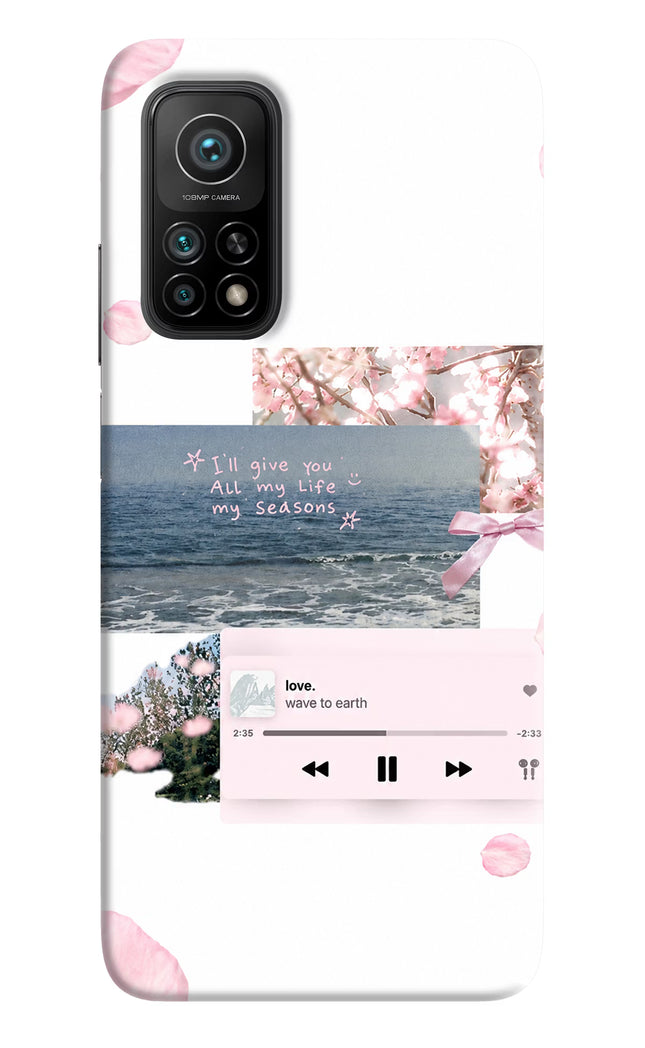 Wave to earth Mi 10T Pro Hard Case Back Cover by Casekaro