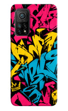 Graffiti Vibe Mi 10T Pro Hard Case Back Cover by Casekaro