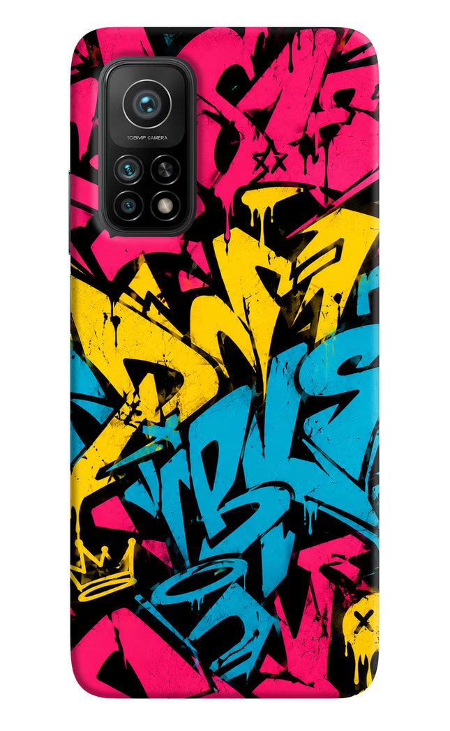Graffiti Vibe Mi 10T Pro Hard Case Back Cover by Casekaro