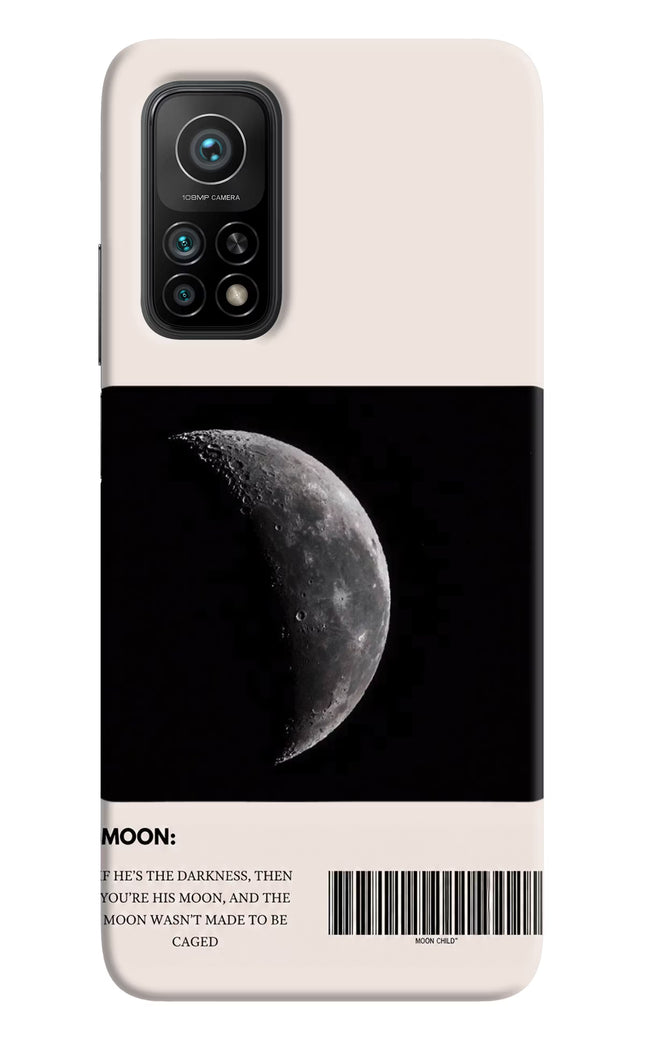 Moon Phase Mi 10T Pro Hard Case Back Cover by Casekaro