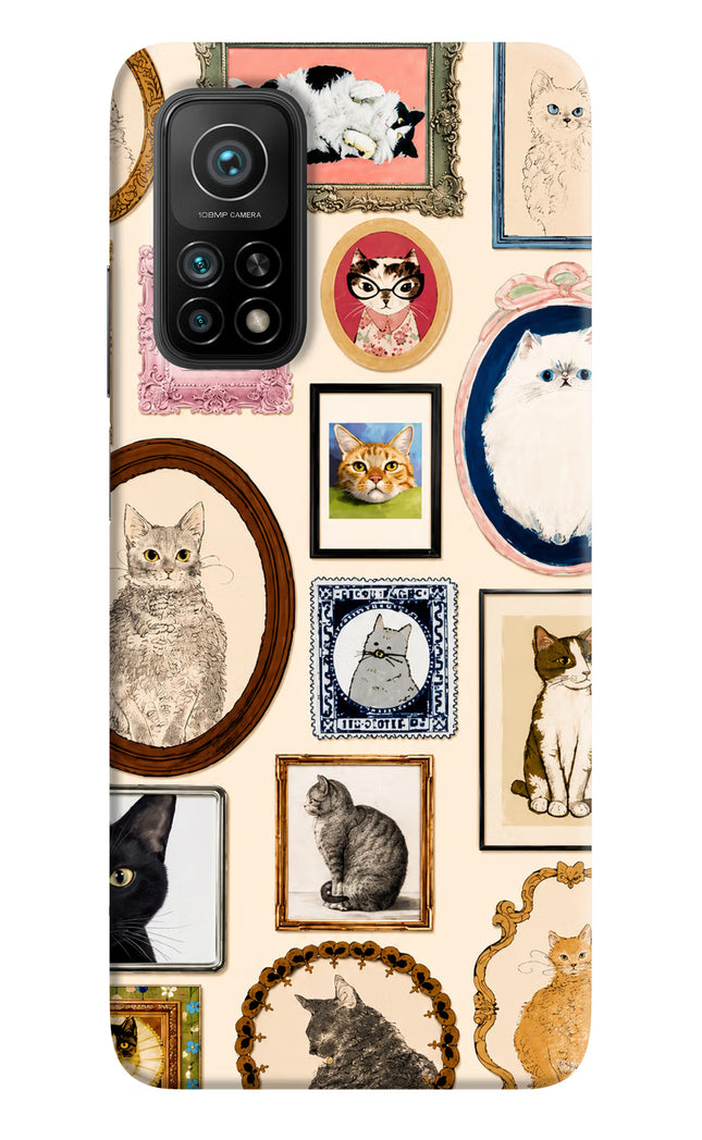 Mirror Cats Mi 10T Pro Hard Case Back Cover by Casekaro