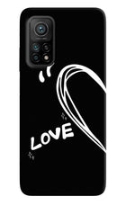 Love Line Mi 10T Pro Hard Case Back Cover by Casekaro