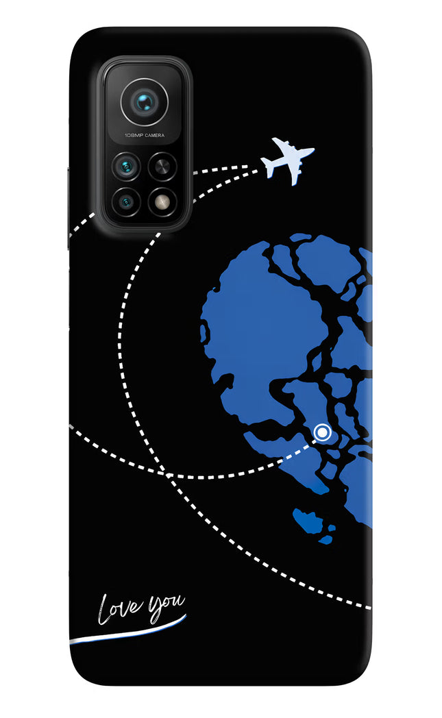 Love Orbit Mi 10T Pro Hard Case Back Cover by Casekaro
