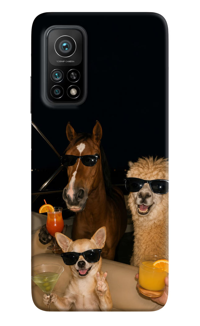 Party Squad Mi 10T Pro Hard Case Back Cover by Casekaro