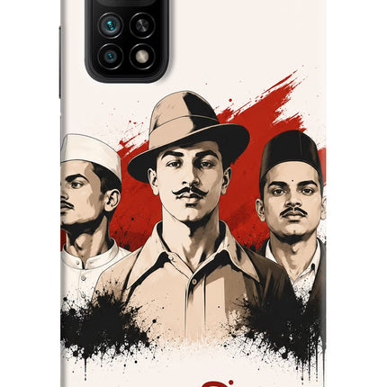 Bhagat Singh Trio Mi 10T Pro Hard Case Back Cover by Casekaro