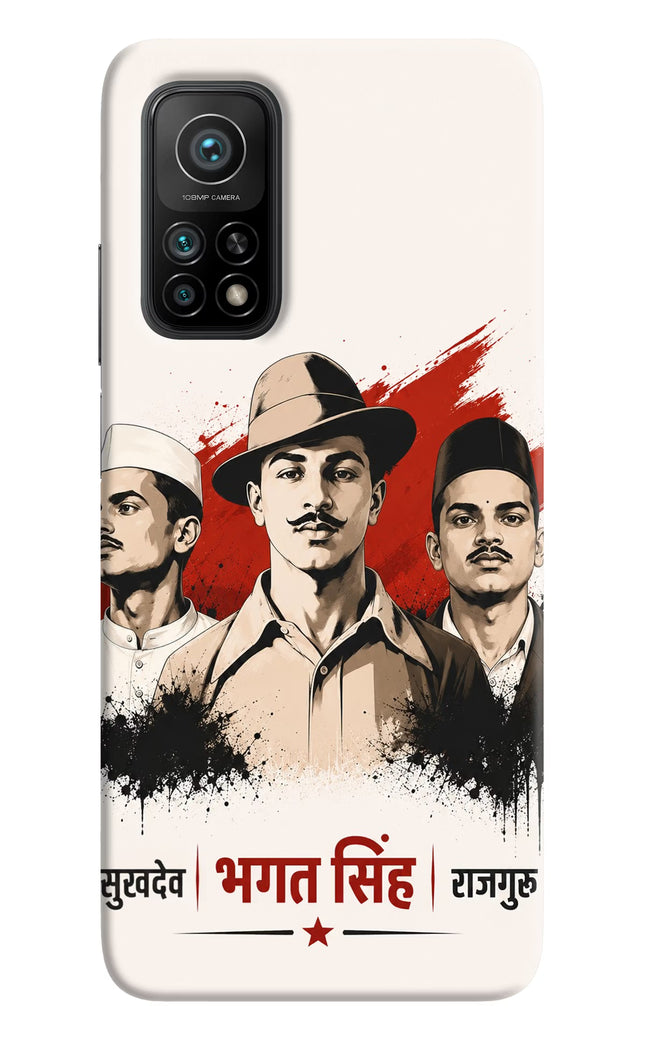 Bhagat Singh Trio Mi 10T Pro Hard Case Back Cover by Casekaro