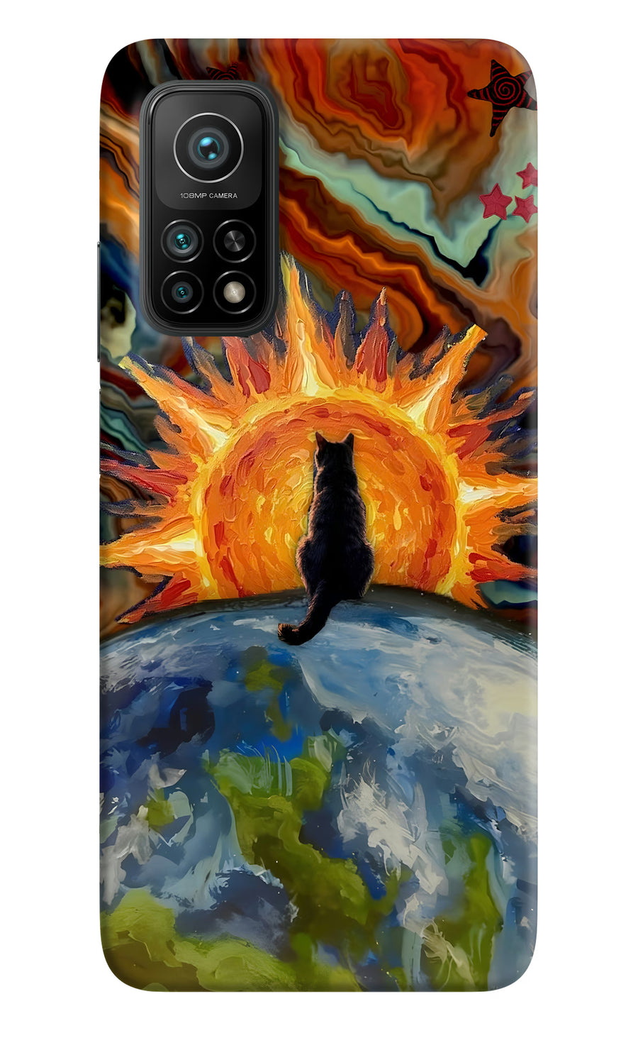 Sunrise Beyond Mi 10T Pro Back Cover, Hard case