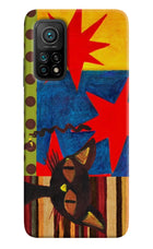 Pop Cat Mi 10T Pro Hard Case Back Cover by Casekaro
