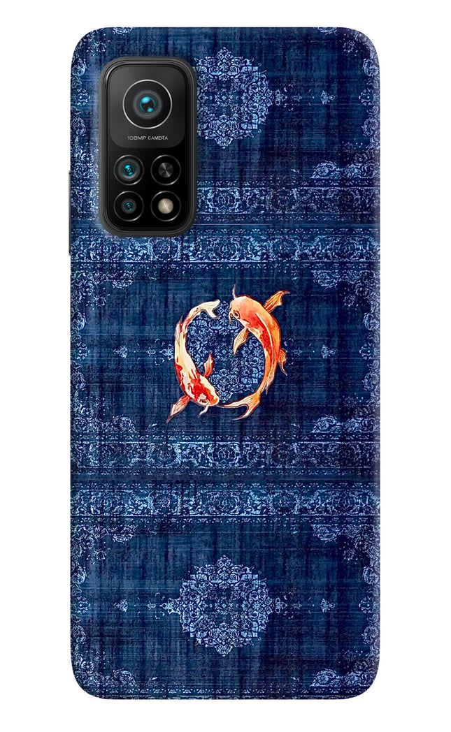 Koi Blue Mi 10T Pro Hard Case Back Cover by Casekaro