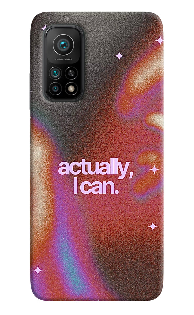 Pink Aura Mi 10T Pro Hard Case Back Cover by Casekaro