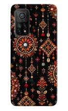 Boho Noir Mi 10T Pro Hard Case Back Cover by Casekaro