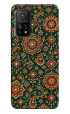 Green Pataka Mi 10T Pro Hard Case Back Cover by Casekaro