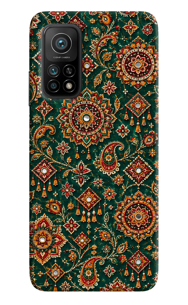 Green Pataka Mi 10T Pro Hard Case Back Cover by Casekaro