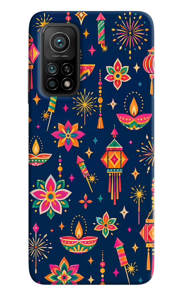 Festive Pop Mi 10T Pro Hard Case Back Cover by Casekaro