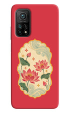 Pink Lotus Mi 10T Pro Hard Case Back Cover by Casekaro