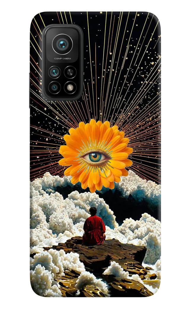 Cosmic Flower Mi 10T Pro Hard Case Back Cover by Casekaro