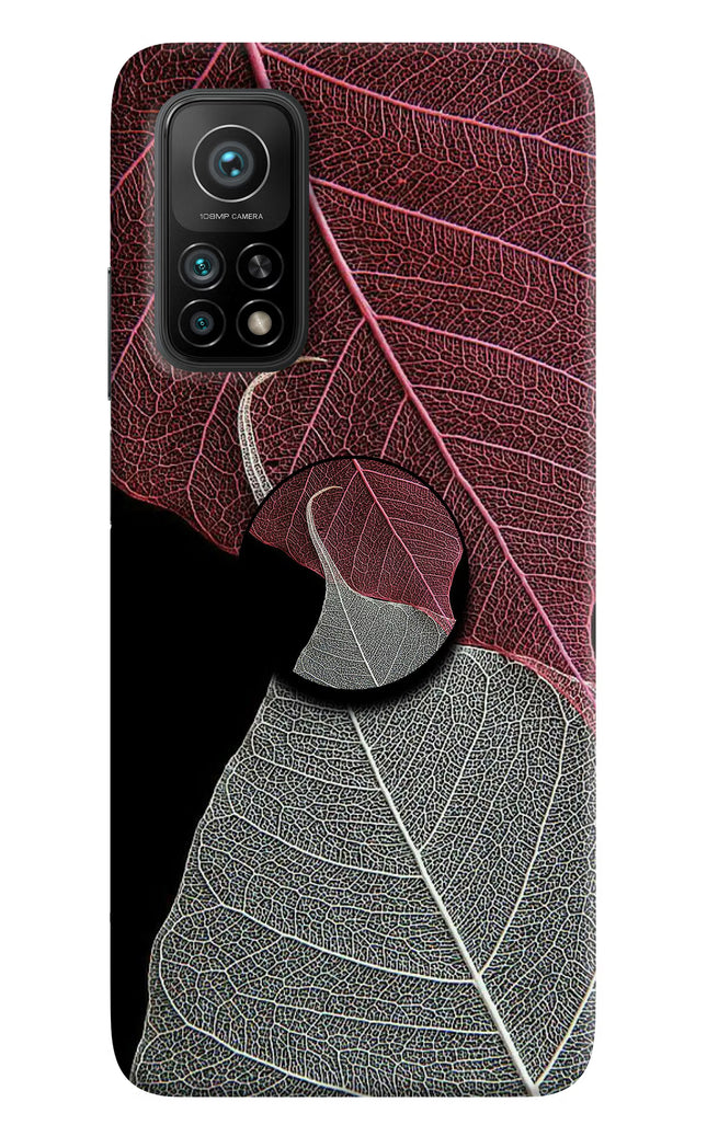 Leaf Pattern Mi 10T Pro Pop Case