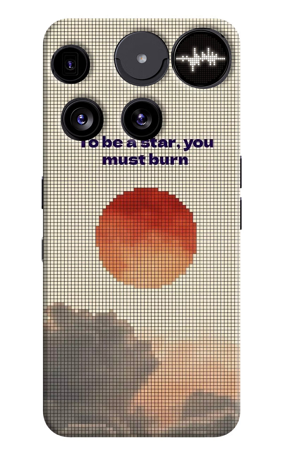 Pixel Sun Nothing Phone 3 Back Cover, Hard case