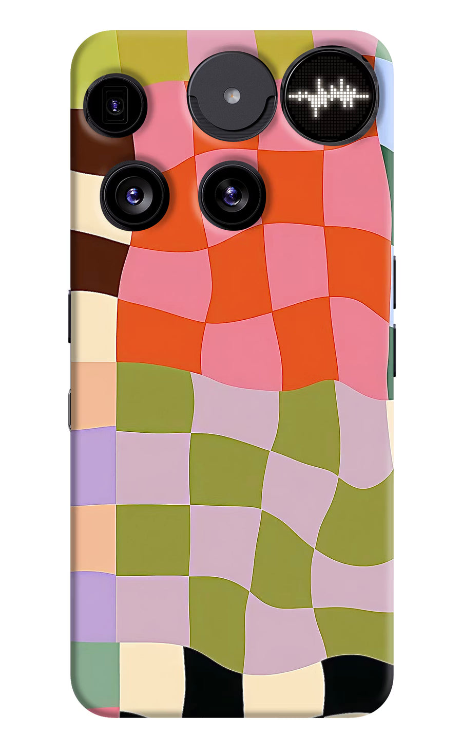 Wavy Grid Nothing Phone 3 Back Cover, Hard case
