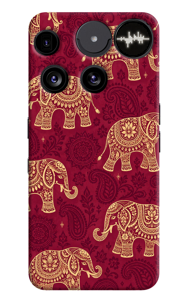 Maroon Elephant Nothing Phone 3 Back Cover