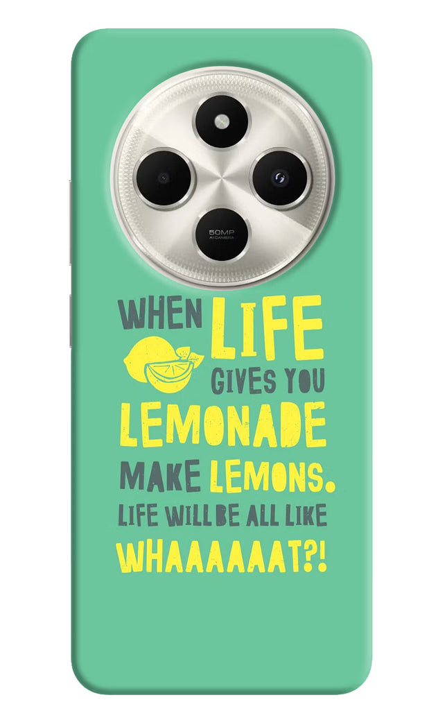 Quote Poco C75 5G Hard Case Back Cover by Casekaro