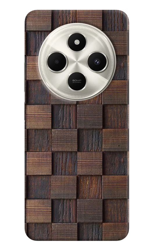 Wooden Cube Design Poco C75 5G Hard Case Back Cover by Casekaro