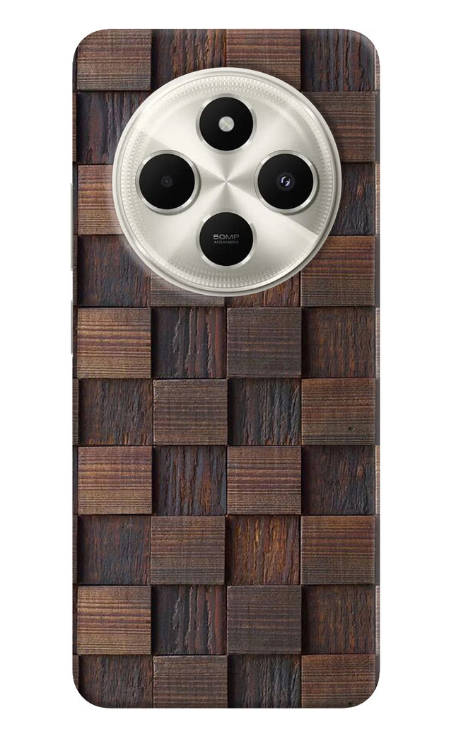 Wooden Cube Design Poco C75 5G Hard Case Back Cover by Casekaro