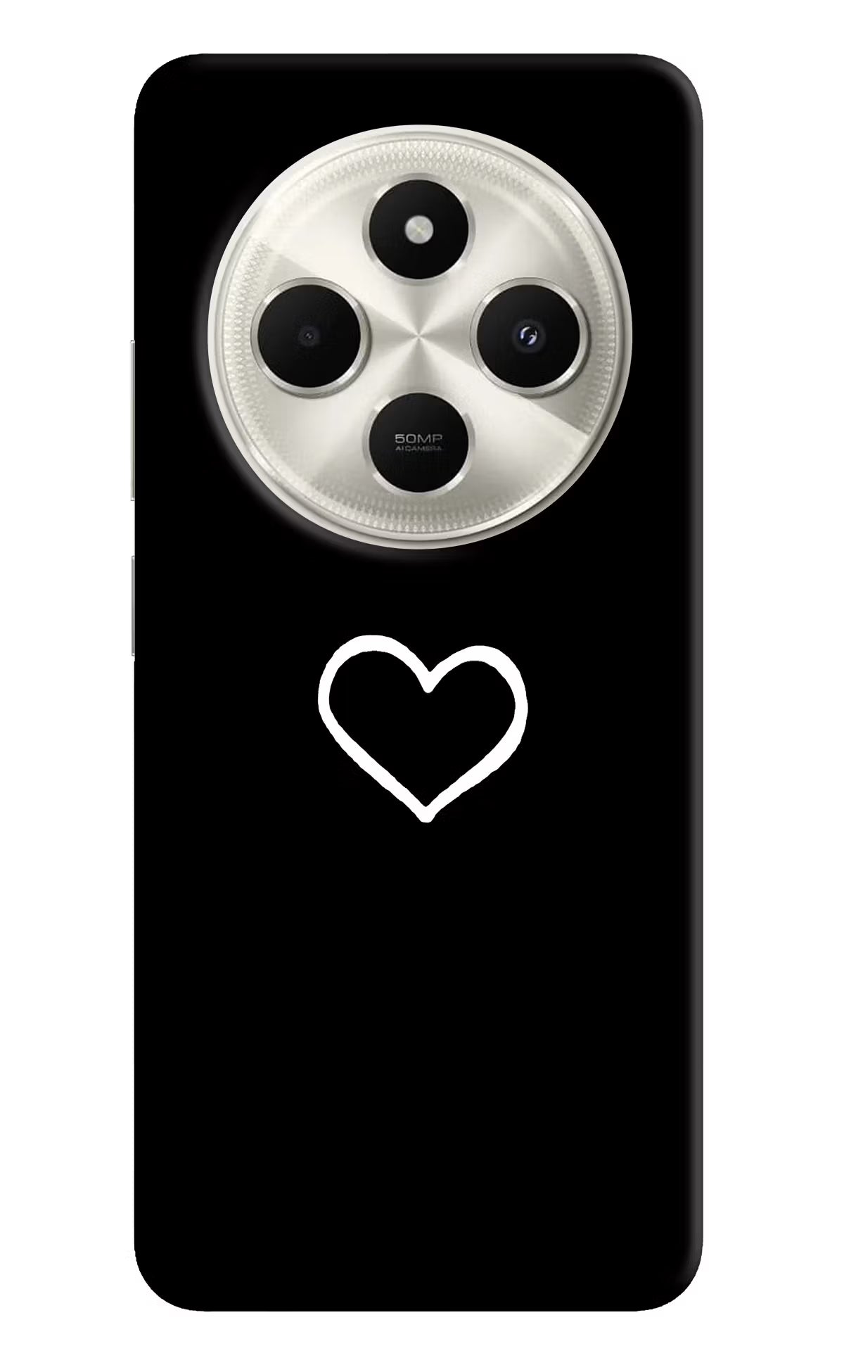 Heart Poco C75 5G Hard Case Back Cover by Casekaro